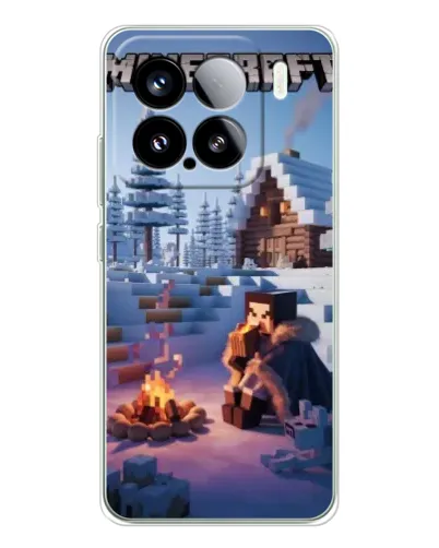 Чехол для Xiaomi 15S Pro с картинкой «Зимний Minecraft» Чехол для Xiaomi 15S Pro с картинкой «Зимний Minecraft»