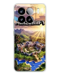 Чохол для Xiaomi 15S Pro з картинкою «Minecraft панорама»
