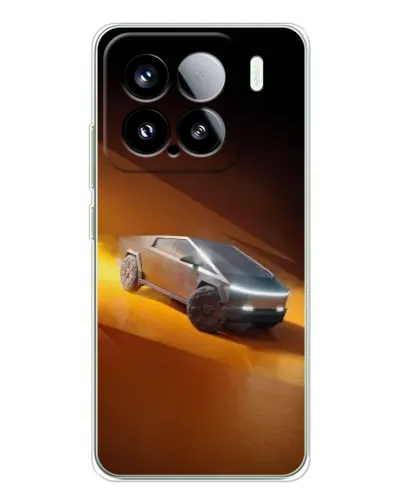 Чехол для Xiaomi 15S Pro с картинкой «Cybertruck в пустыне»