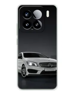 Чехол для Xiaomi 15S Pro с картинкой «Mercedes AMG GT Silver»