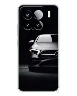 Чехол для Xiaomi 15S Pro с картинкой «Свет фар Mercedes»