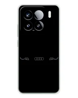 Чехол для Xiaomi 15S Pro с картинкой «Audi — световой подпись»