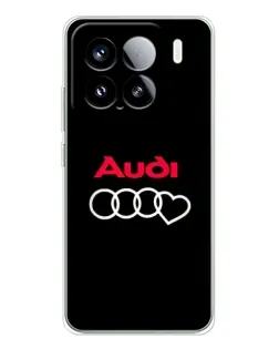 Чехол для Xiaomi 15S Pro с картинкой «Логотип Audi Heart»