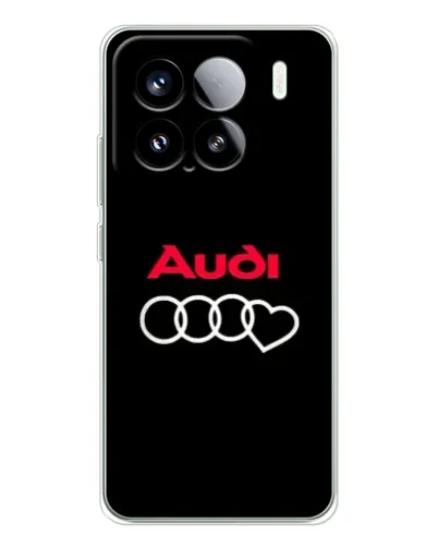 Чехол для Xiaomi 15S Pro с картинкой «Логотип Audi Heart»