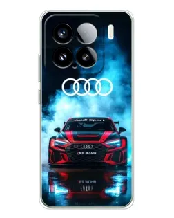 Чехол для Xiaomi 15S Pro с картинкой «Audi Sport — неон»