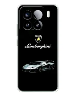 Чехол для Xiaomi 15S Pro с картинкой «Логотип Lamborghini классика»