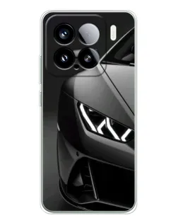 Чехол для Xiaomi 15S Pro с картинкой «Lamborghini фары детализация»