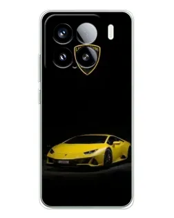 Чехол для Xiaomi 15S Pro с картинкой «Lamborghini желтый акцент»