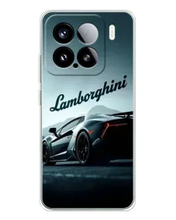 Чехол для Xiaomi 15S Pro с картинкой «Классическая надпись Lamborghini»