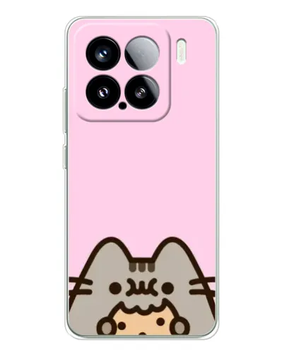 Чехол для Xiaomi 15S Pro с картинкой «Pusheen и печенье»