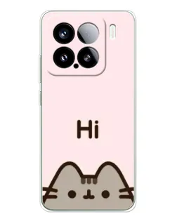 Чехол для Xiaomi 15S Pro с картинкой «Пушин говорит Hi» Чехол для Xiaomi 15S Pro с картинкой «Пушин говорит Hi»