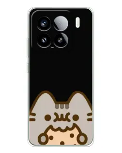 Чехол для Xiaomi 15S Pro с картинкой «Пушин на черном» Чехол для Xiaomi 15S Pro с картинкой «Пушин на черном»