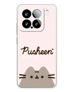 Чехол для Xiaomi 15S Pro с картинкой «Pusheen логотип» Чехол для Xiaomi 15S Pro с картинкой «Pusheen логотип»