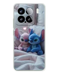 Чохол для Xiaomi 15S Pro з картинкою «Плюшеві Стіч Ангел»