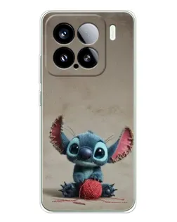 Чохол для Xiaomi 15S Pro з картинкою «Стіч на чоричневому фоні»