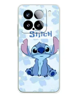 Чохол для Xiaomi 15S Pro з картинкою «Stitch серед квітів»