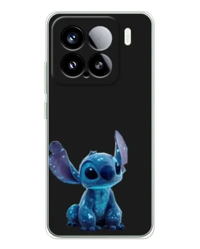Чехол для Xiaomi 15S Pro с картинкой «Стич на черном»