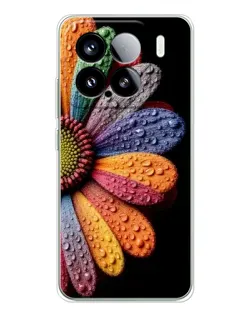 Чехол для Xiaomi 15S Pro с картинкой «Радужный цветок»