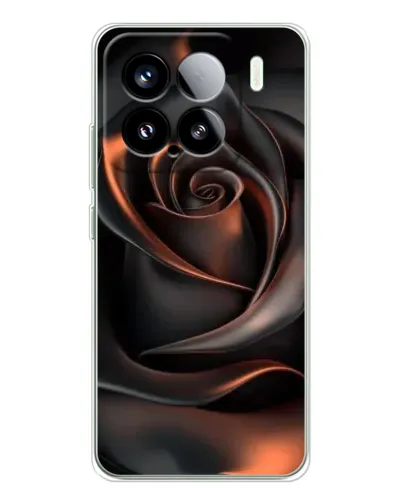 Чехол для Xiaomi 15S Pro с картинкой «Шелковая черная роза» Чехол для Xiaomi 15S Pro с картинкой «Шелковая черная роза»