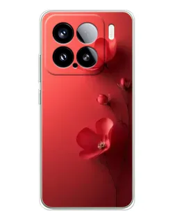 Чехол для Xiaomi 15S Pro с картинкой «Маковые соцветия»