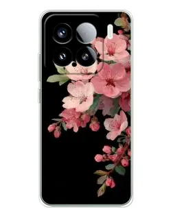 Чехол для Xiaomi 15S Pro с картинкой «Розовая ветка сакуры»