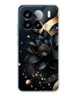 Чехол для Xiaomi 15S Pro с картинкой «Черный лотос»
