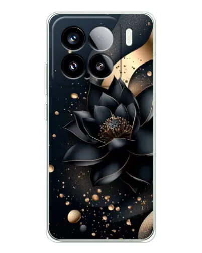 Чехол для Xiaomi 15S Pro с картинкой «Черный лотос» Чехол для Xiaomi 15S Pro с картинкой «Черный лотос»