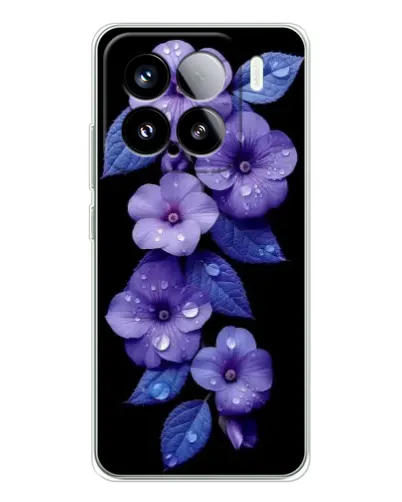 Чехол для Xiaomi 15S Pro с картинкой «Фиолетовые цветы с росою» Чехол для Xiaomi 15S Pro с картинкой «Фиолетовые цветы с росою»