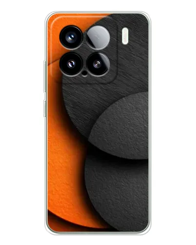 Чехол для Xiaomi 15S Pro с картинкой «Геометрия оранжевых кругов» Чехол для Xiaomi 15S Pro с картинкой «Геометрия оранжевых кругов»