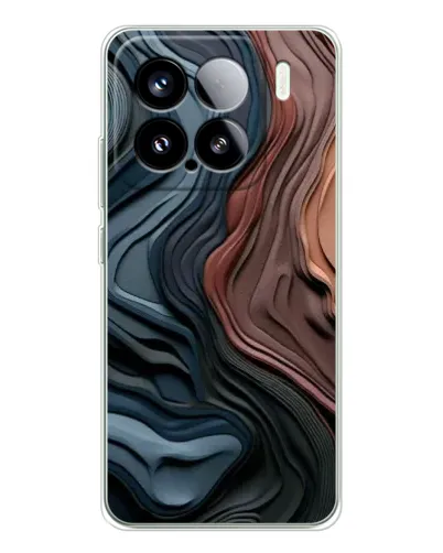 Чехол для Xiaomi 15S Pro с картинкой «Цветные волны каньона» Чехол для Xiaomi 15S Pro с картинкой «Цветные волны каньона»