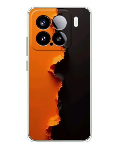 Чехол для Xiaomi 15S Pro с картинкой «Оранжевый разлом» Чехол для Xiaomi 15S Pro с картинкой «Оранжевый разлом»