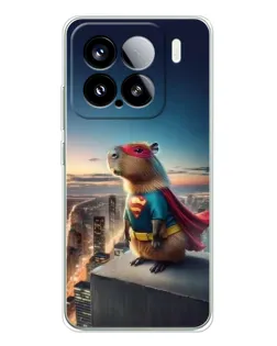 Чехол для Xiaomi 15S Pro с картинкой «Капи-мен супергерой»