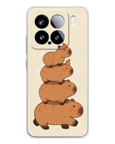 Чехол для Xiaomi 15S Pro с картинкой «Башня из капибар» Чехол для Xiaomi 15S Pro с картинкой «Башня из капибар»