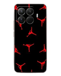 Чехол для Xiaomi 15T Pro с картинкой «Jordan Red Pattern» Чехол для Xiaomi 15T Pro с картинкой «Jordan Red Pattern»