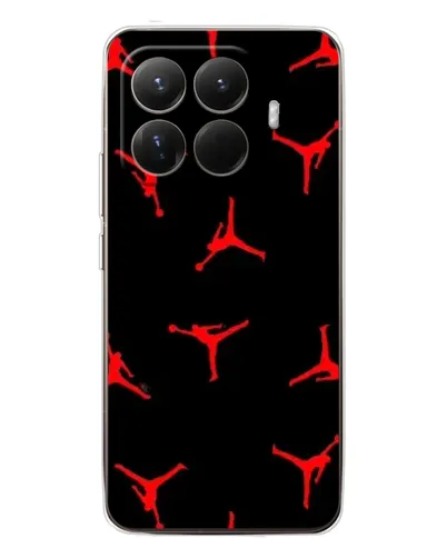 Чехол для Xiaomi 15T Pro с картинкой «Jordan Red Pattern» Чехол для Xiaomi 15T Pro с картинкой «Jordan Red Pattern»