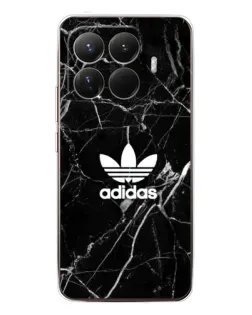 Чехол для Xiaomi 15T Pro с картинкой «Белый мрамор Adidas»