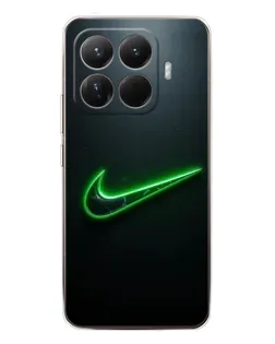 Чехол для Xiaomi 15T Pro с картинкой «Неоновый контур Nike»