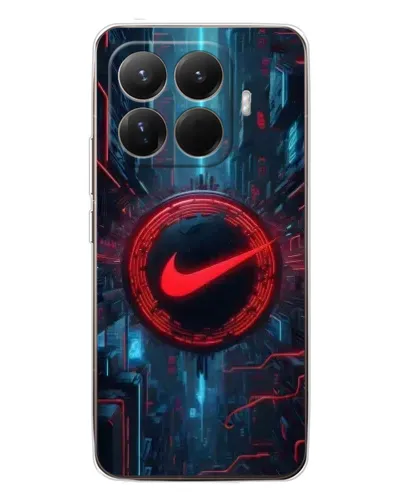 Чехол для Xiaomi 15T Pro с картинкой «Техногенный стиль Nike»