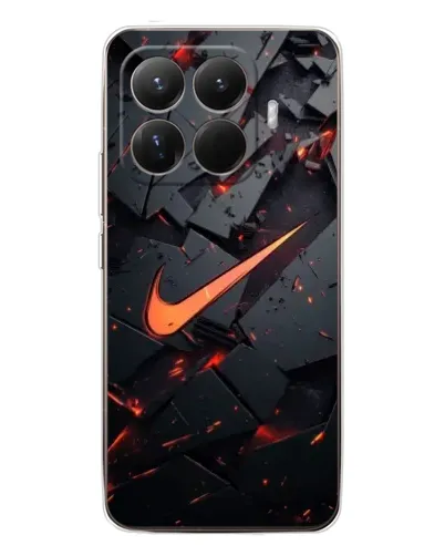 Чехол для Xiaomi 15T Pro с картинкой «Nike — эффект разломов»