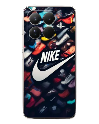 Чехол для Xiaomi 15T Pro с картинкой «Коллекция кроссовок Nike»