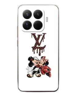 Чехол для Xiaomi 15T Pro с картинкой «LV и Микки Маус»
