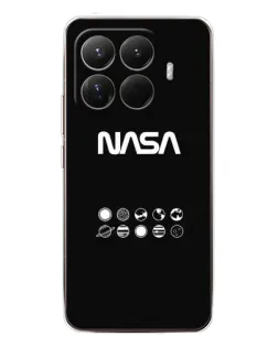 Чехол для Xiaomi 15T Pro с картинкой «NASA — технический принт»