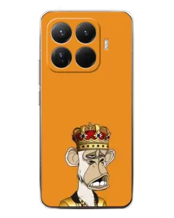 Чехол для Xiaomi 15T Pro с картинкой «Золотая обезьяна Bored Ape»