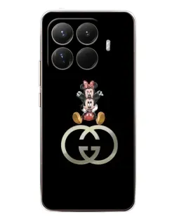 Чехол для Xiaomi 15T Pro с картинкой «Минни Маус на лого»