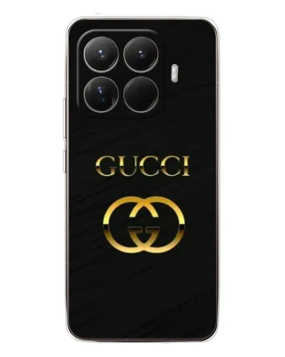 Чехол для Xiaomi 15T Pro с картинкой «Золотой логотип Gucci»