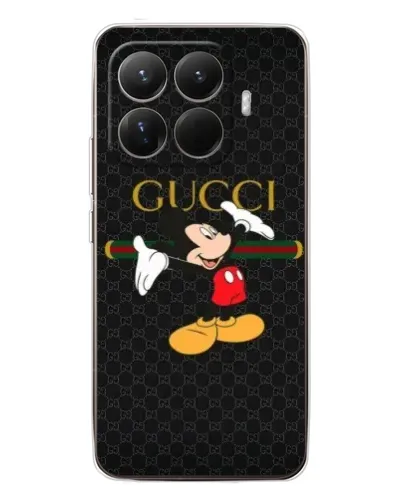 Чехол для Xiaomi 15T Pro с картинкой «Микки Маус Gucci»