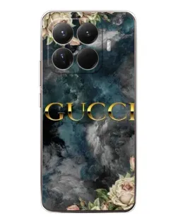 Чехол для Xiaomi 15T Pro с картинкой «Абстрактные цветы Gucci»