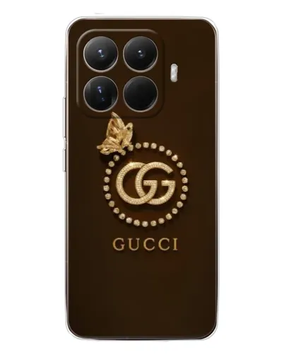 Чехол для Xiaomi 15T Pro с картинкой «Gucci — золотая бабочка»