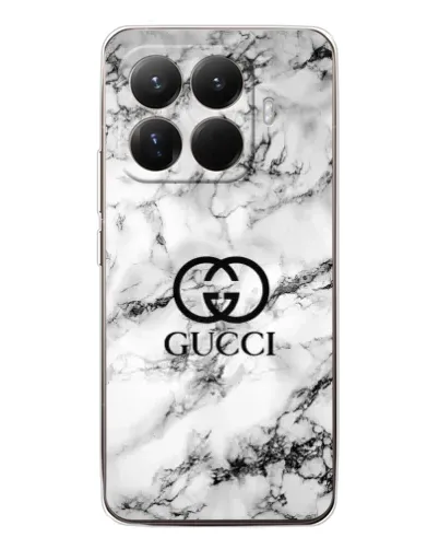 Чехол для Xiaomi 15T Pro с картинкой «Gucci — мраморный шик»