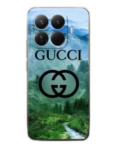 Чехол для Xiaomi 15T Pro с картинкой «Gucci — горный пейзаж»